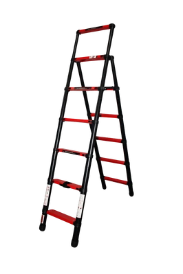 Стремянка телескопічна 6сх. верх.сх. 2м, двостороння