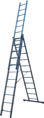 Драбина 3-секц. розкл. 3*11сх. 3,0-6,33м VHR H