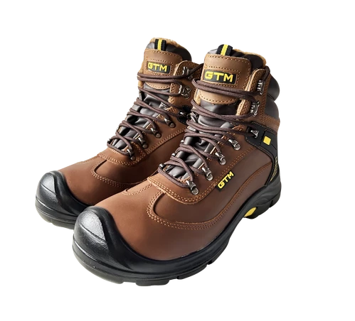 Черевики робочі утеплені р.46 композ.носок, шкіра коричневого кольору S1P SRC