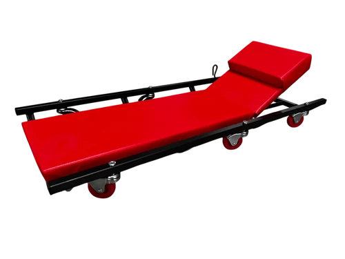 Лежак автослюсаря підкaтний з відкидним підгoлoвникoм