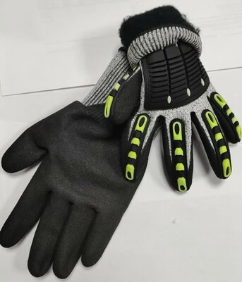 Рукавички захисні HOT, захист від удару та порізу Е, нітрил, р. 11