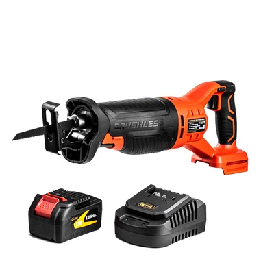 Пила шабельна акум. RS18/150BL 18В, 0-3000х/хв, дерево/кол.мет/сталь-150/22/10мм, +акум. 4Аг, зарядний пристрій