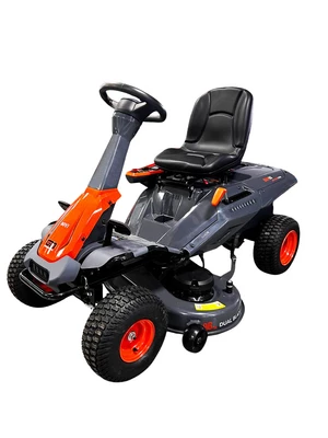 Райдер акум. BRM96 KIT, 80В, ширина захвату 96см, мульчування/боковий викид +акум.4А*год-6шт. і зарядний пристрій-3шт.