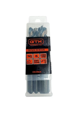 Свердло 10,0 мм HSS 5шт з подвійним покриттям