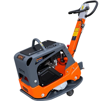 Віброплита GPC160-LCRH, з гідравлічним реверсом, Loncin G200 6,5к.с., 153кг, розмір плити 700*430, лита плита