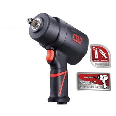Пневмогайкокрут 1/2" 1491Нм 9000об/хв  композит. корпус