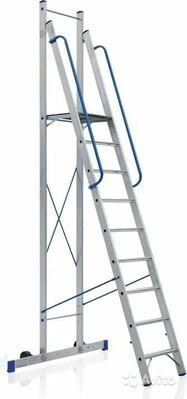 Стремянка-помост 9сх. верх.сх.-2,2м TOR 709
