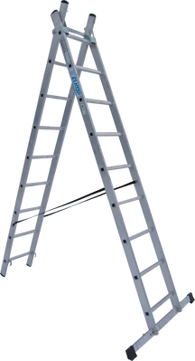 Драбина 2-секц. розкл. 2*9сх. 2,5-4м VHR Т