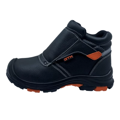 Черевики зварювальника р.45 з мет. носком і каучуковою підошвою SM-072