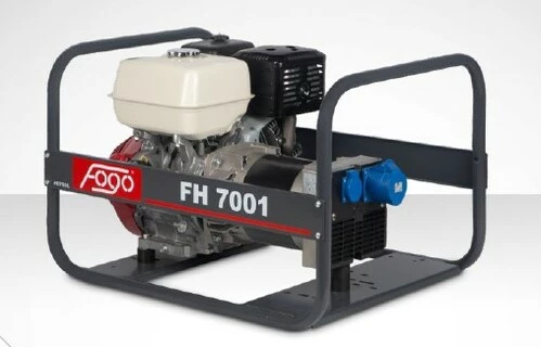 Генераторна установка FH7001 1ф-6,4кВт, двиг.Honda, бак-6,2л, руч.старт