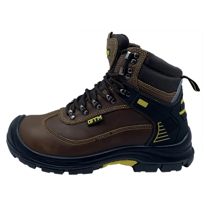 Черевики робочі з мет носком, р.41 коричневого кольору SM-090