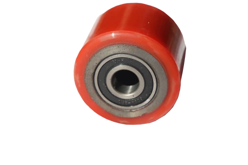 Колесо до рокли 80*60мм PU (поліуретан) червоне