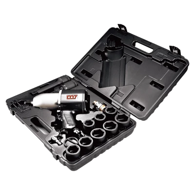 Пневмогайкокрут 3/4" 1627 Нм 4500об/хв з набором головок 26-38мм