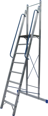 Стремянка-помост 8сх. верх.сх.-1,9м TOR 708