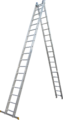 Драбина 2-секц. розкл. 2*18сх. 4,77-8,41м VHR Р