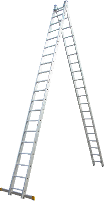 Драбина 2-секц. розкл. 2*20сх. 5,29-9,19м VHR Р