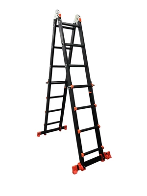 Драбина-телескоп розкладна анодований алюміній 1.14-4.0м