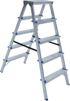 Стремянка 5сх. верх.сх. 1,18м, двостороння DHR405