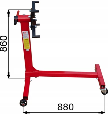 Стійка для монтажу двигуна або трансмісії 450 кг CARMAX
