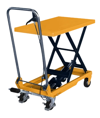 Стіл-платформа вантажопідйомний гідравлічний 150кг/0,72м SYTJ-15, колір-жовтий