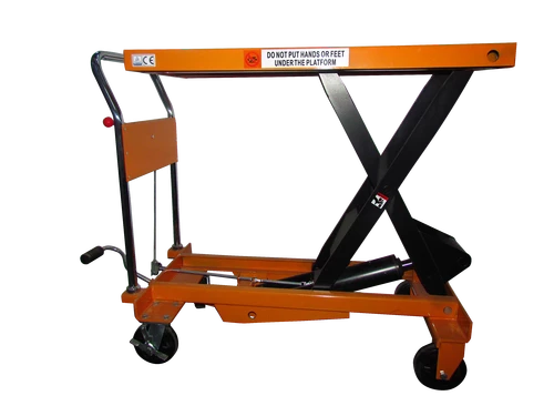 Стіл-платформа вантажопідйомний гідравлічний 1000кг/1м SYTJ-100/жовтий