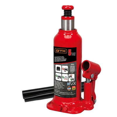 GTM Домкрат гидравл. бутил. 5т (216-41З мм) кейс