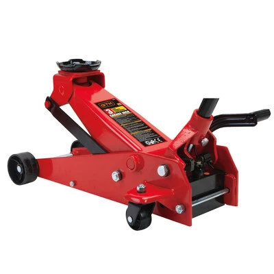 GTM Домкрат подкатной 3,5т (145-500мм) педаль подъема