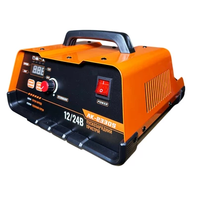 GTM Пускозарядний пристрій інверторний AK-2330S 12/24В 10-450Ah, пуск.струм-150A