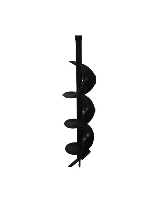 Шнек d-100*750мм, для мотобура з вихідним валом d-20мм