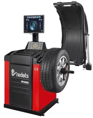 Автоматичний балансувальний верстат REDATS W-680 (230 V, 10" - 24", ALU9)