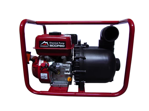 Мотопомпа рукав 75мм, 60м3/год, підйом 20м, для хімікатів, SCCP80