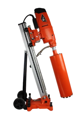 Бурильна установка DK-250/2 4,8 кВт 500об/хв  зі стійкою та нахилом 45°