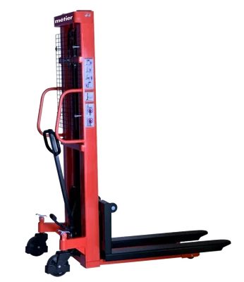 Штабелер гідравлічний 1500кг, підйом-3м, довжина вил 1,1м, колір-жовтий