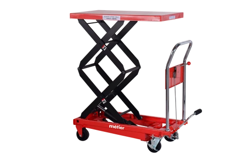 Стіл-платформа вантажопідйомний гідравлічний 350кг/1,3м SYTJ-35S, колір-жовтий