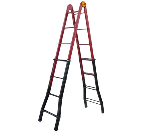 Драбина-телескоп метал. 1,18-3,8м розкладна