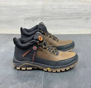 Чоловічі шкіряні зимові кросівки